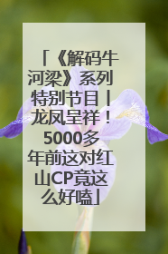 《解码牛河梁》系列特别节目丨龙凤呈祥！5000多年前这对红山CP竟这么好嗑