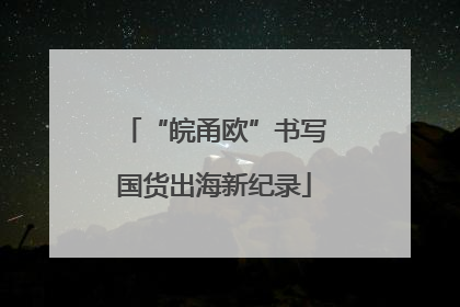 “皖甬欧”书写国货出海新纪录