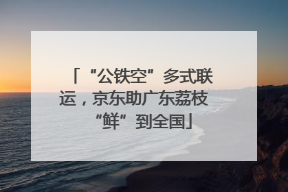 “公铁空”多式联运，京东助广东荔枝“鲜”到全国