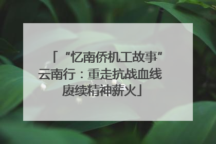 “忆南侨机工故事”云南行：重走抗战血线 赓续精神薪火