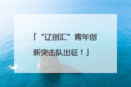 “辽创汇”青年创新突击队出征！