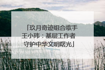 玖月奇迹组合歌手王小玮：基层工作者守护中华文明曙光