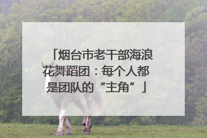 烟台市老干部海浪花舞蹈团：每个人都是团队的“主角”