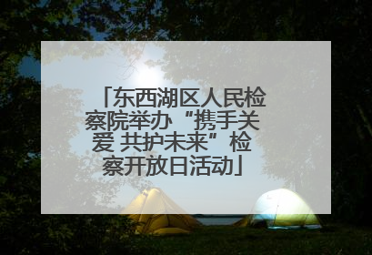东西湖区人民检察院举办“携手关爱 共护未来”检察开放日活动