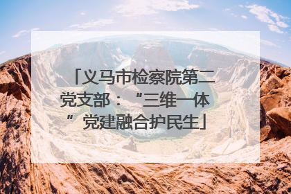 义马市检察院第二党支部：“三维一体”党建融合护民生