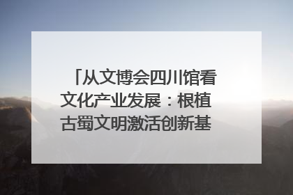 从文博会四川馆看文化产业发展：根植古蜀文明激活创新基因｜文博向“新”