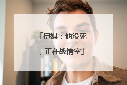 伊媒：他没死，正在战情室