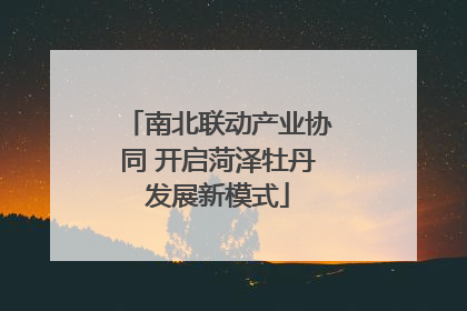 南北联动产业协同 开启菏泽牡丹发展新模式