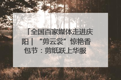 全国百家媒体走进庆阳｜“剪云裳”惊艳香包节：剪纸跃上华服 非遗焕发新彩