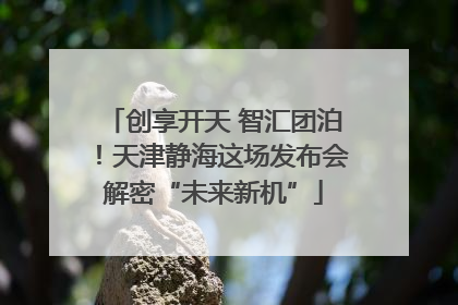 创享开天 智汇团泊！天津静海这场发布会解密“未来新机”