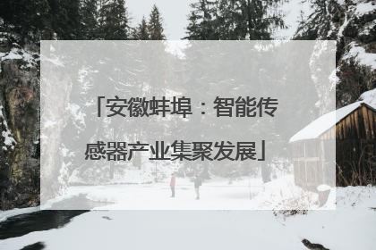 安徽蚌埠：智能传感器产业集聚发展