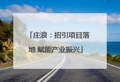 庄浪：招引项目落地 赋能产业振兴