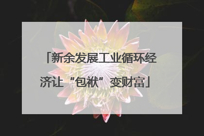 新余发展工业循环经济让“包袱”变财富