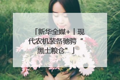 新华全媒+丨现代农机装备驰骋“黑土粮仓”