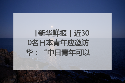 新华鲜报｜近300名日本青年应邀访华：“中日青年可以创造更好的未来”