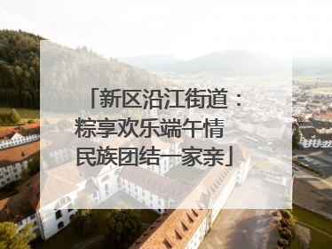 新区沿江街道：粽享欢乐端午情 民族团结一家亲