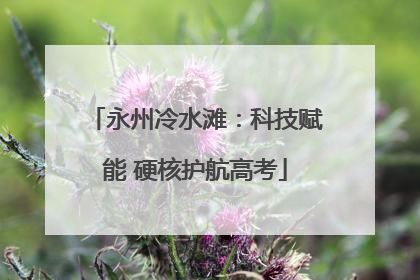 永州冷水滩：科技赋能 硬核护航高考