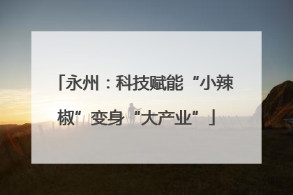 永州：科技赋能“小辣椒”变身“大产业”