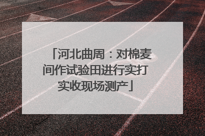 河北曲周：对棉麦间作试验田进行实打实收现场测产