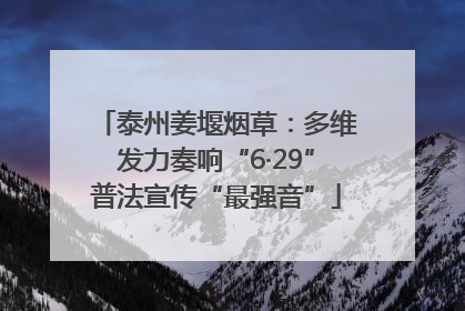 泰州姜堰烟草：多维发力奏响“6·29”普法宣传“最强音”