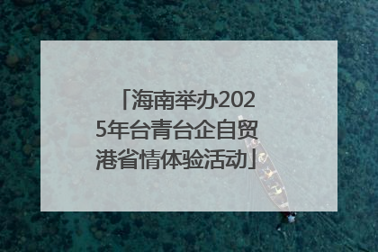 海南举办2025年台青台企自贸港省情体验活动