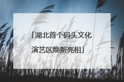 湖北首个码头文化演艺区焕新亮相
