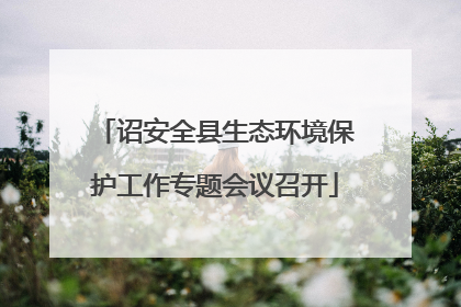 诏安全县生态环境保护工作专题会议召开