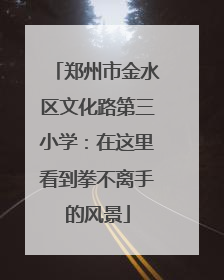 郑州市金水区文化路第三小学：在这里看到拳不离手的风景