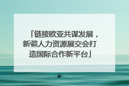 链接欧亚共谋发展，新疆人力资源展交会打造国际合作新平台