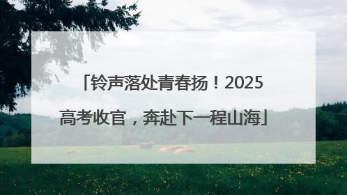 铃声落处青春扬！2025高考收官，奔赴下一程山海