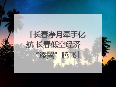 长春净月牵手亿航 长春低空经济“添翼”腾飞