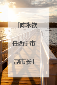 陈永钦任西宁市副市长