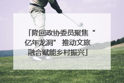 隆回政协委员聚焦“亿年龙洞” 推动文旅融合赋能乡村振兴