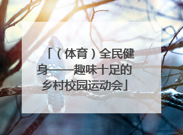 （体育）全民健身——趣味十足的乡村校园运动会