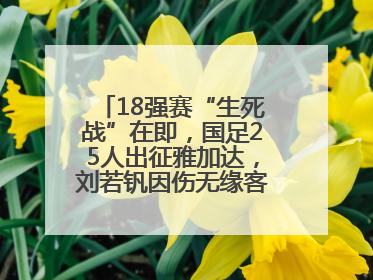 18强赛“生死战”在即，国足25人出征雅加达，刘若钒因伤无缘客战印尼