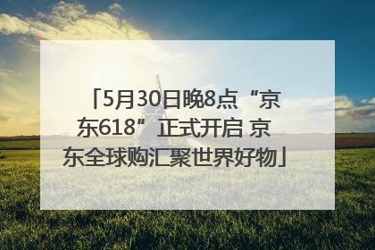 5月30日晚8点“京东618”正式开启 京东全球购汇聚世界好物